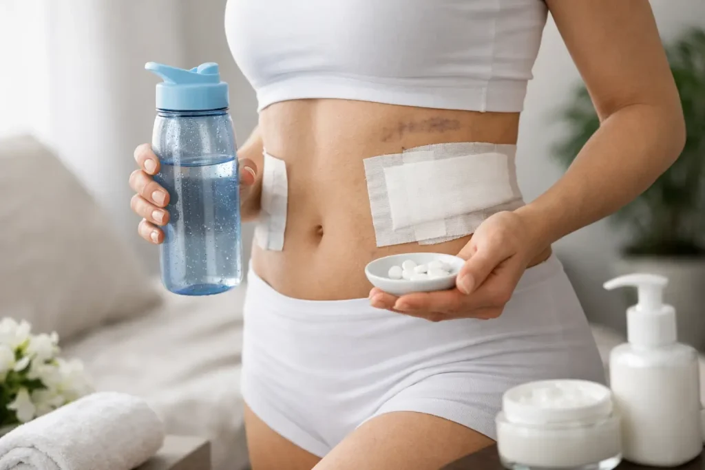 Liposuction Aftercare Tips 1 Liposuction Sonrası Dikkat Edilmesi Gerekenler