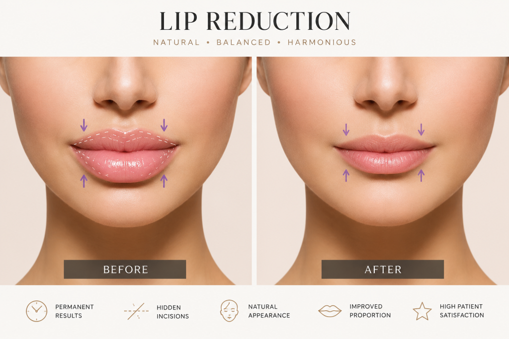 Lip Reduction Surgery in Turkey