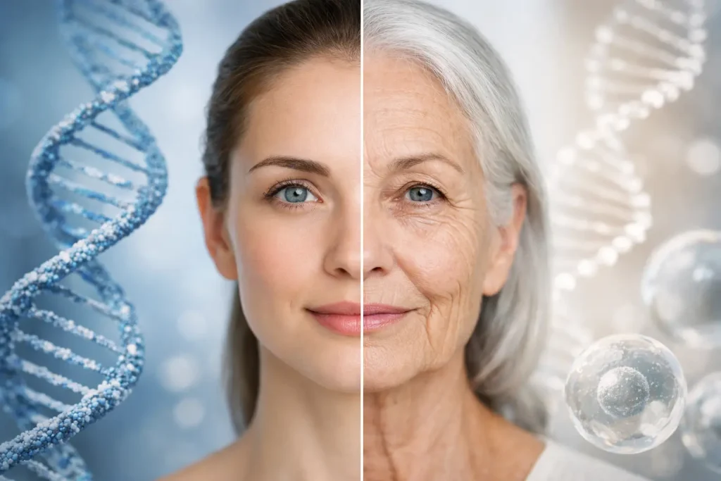 How Much Do Genetic Factors Affect Facial Aging?