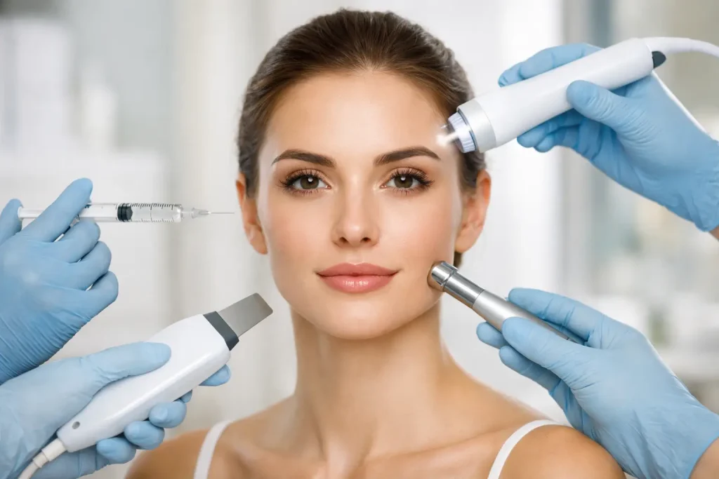 Combined Facial Rejuvenation Procedures